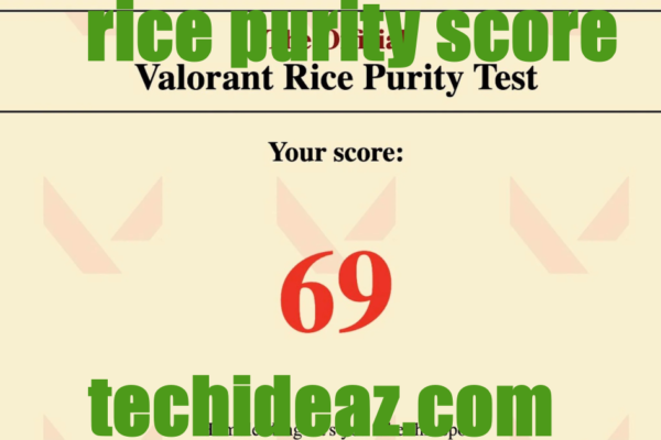 rice purity score