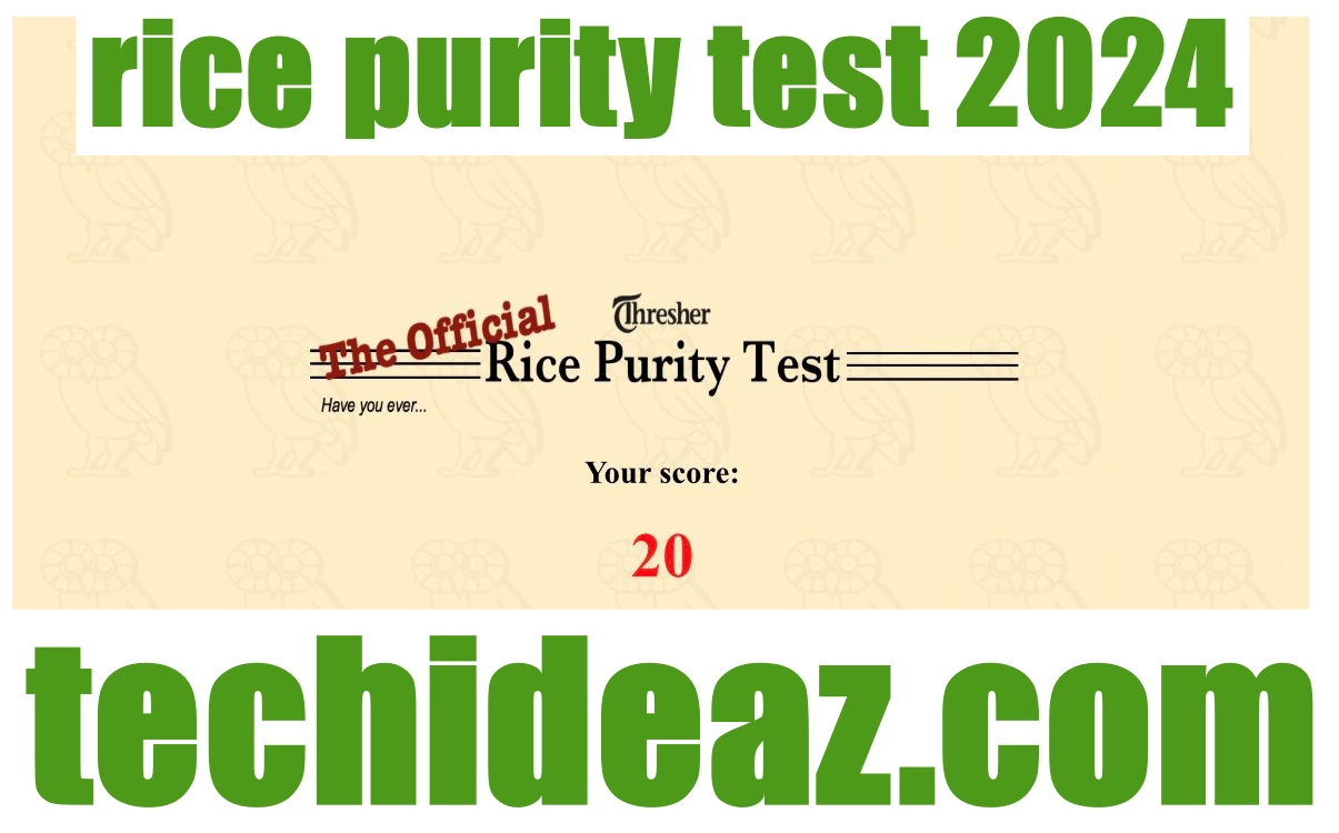 rice purity test 2024