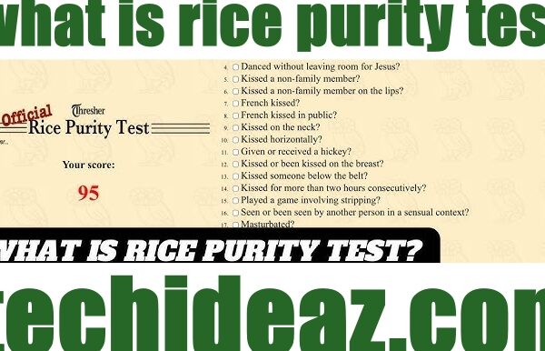 what is rice purity test