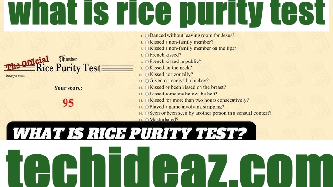 what is rice purity test