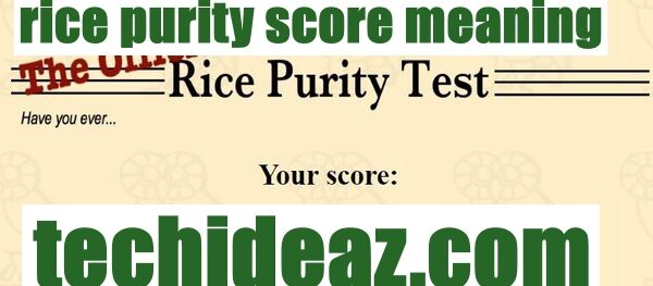 rice purity score meaning